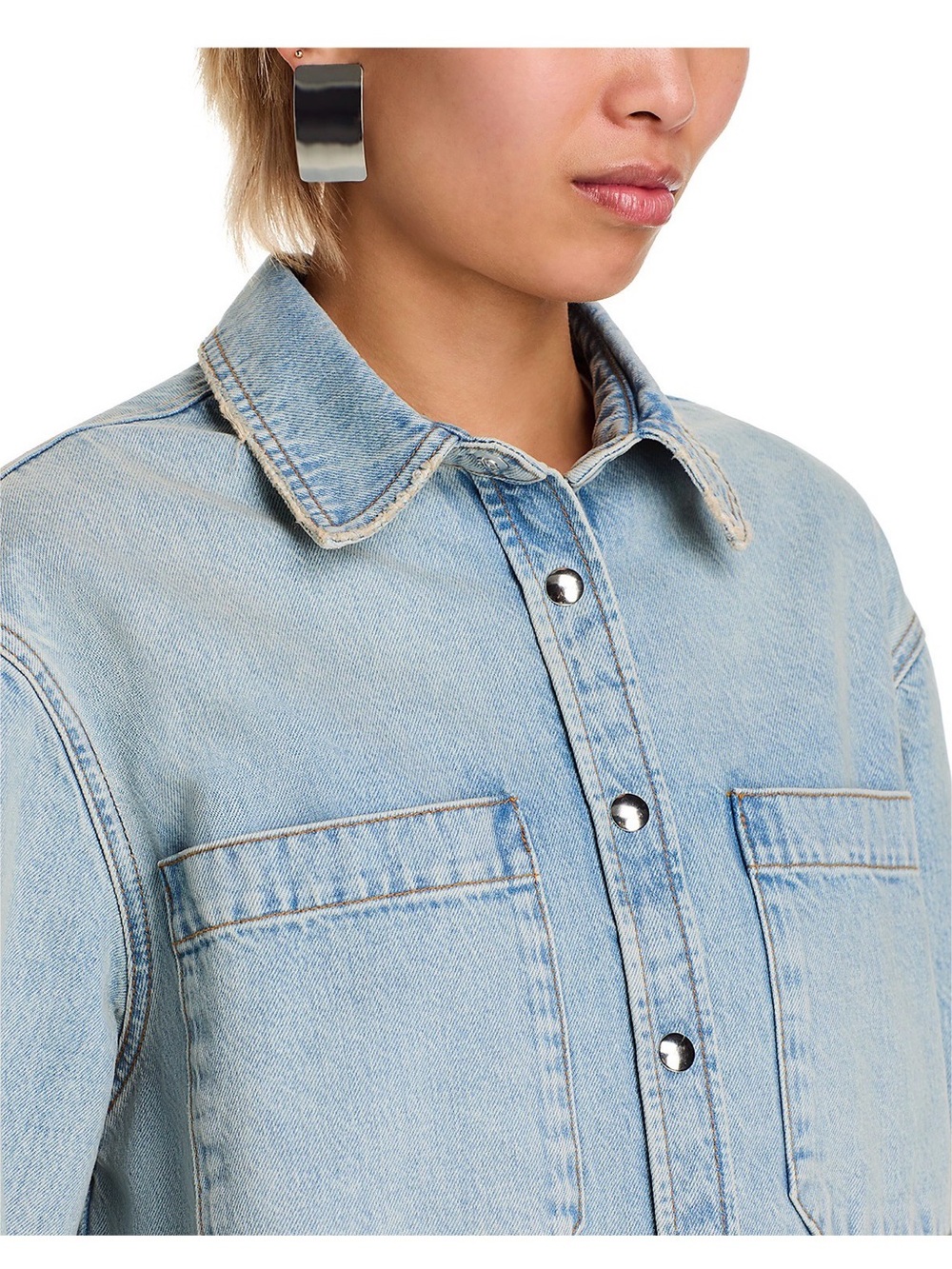 ANINE BING Dante Denim Shirt - Picture 3 of 11
